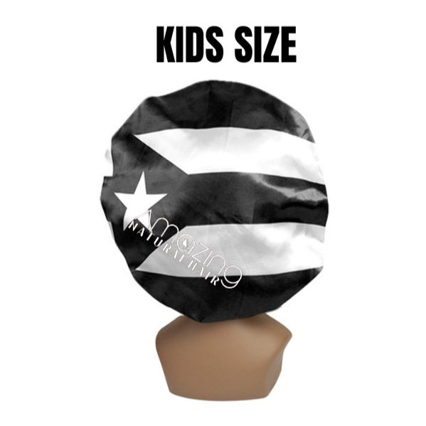 Puerto Rico BLACK *KIDS* Bonnet